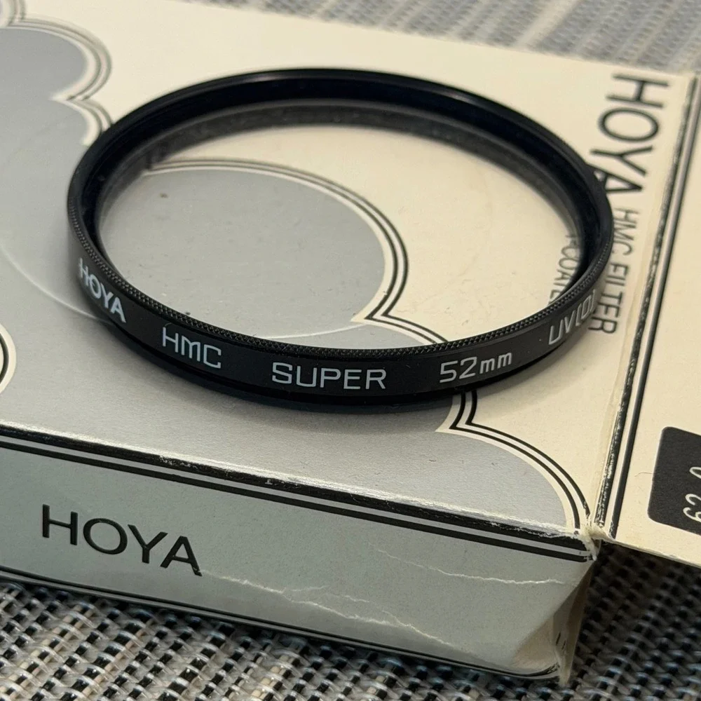 Hoya HMC Super 52mm UV(0) Lens Filter Multi Coated Japan Black Slim Frame